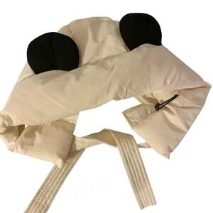 Cream White Panda Fun Hat For Winter